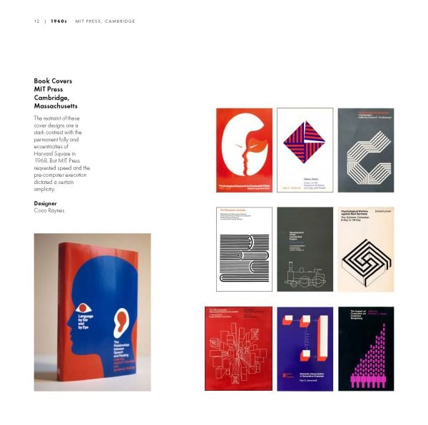 50 Years of Design Evolution in white font on grey woven cover, coco raynes in embossed font to centre.