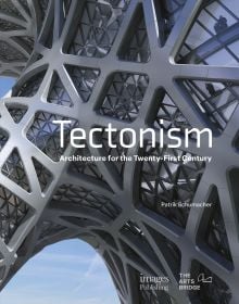 Close-up of Morpheus hotel in Macau, on cover of 'Tectonism, Architecture for the 21st Century', by Images Publishing.