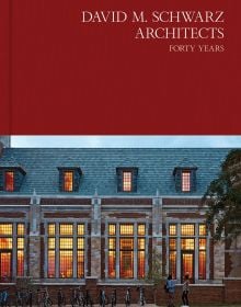 Book cover of David M. Schwarz Architects, with the building of the E. Bronson Ingram College. Published by Images Publishing.