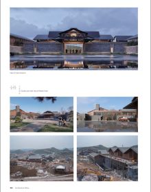 Book cover of Architecture China: Architecture as Infrastructure, with a geometric roof structure, and workers in hardhats pushing wheelbarrow. Published by Images Publishing.