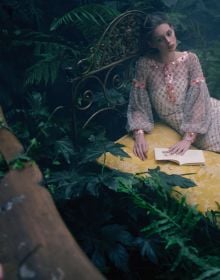 Book cover of Flower Shower, with a nude figure lying in a field of daisies. Published by Images Publishing.