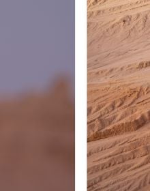 Book cover of Sightlines: Patterns + Palettes of Australian Landscapes, with the dusty, orange outback. Published by Images Publishing.