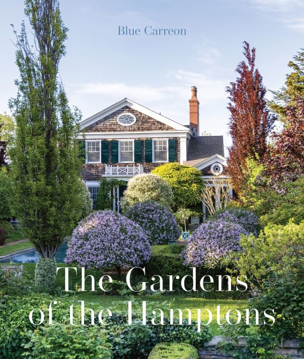 Book cover of The Gardens of the Hamptons: Grand Estates, Village Jewels, and Public Sanctuaries; featuring a house with a mature garden. Published by Images Publishing.