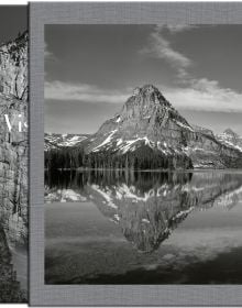Book cover of Jon Ortner's Visions of Paradise: American Wilderness, with a waterfall. Published by Images Publishing.