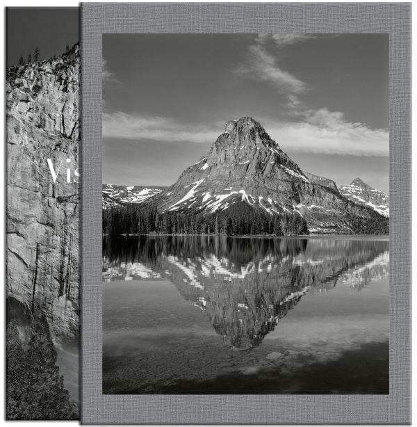 Book cover of Jon Ortner's Visions of Paradise: American Wilderness, with a waterfall. Published by Images Publishing.