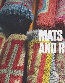 Detail of Dragon Carpet, khaden, Gyangtse, Tibet, on cover of 'Tibetan Rugs, The Rudi Molacek Collection', by Hali Publications.