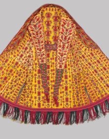 Book cover of Central Asian Textiles, The Neville Kingston Collection, featuring Kermina Suzani Uzbekistan Embroidery. Published by Hali Publications.