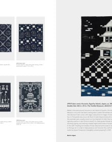 Book cover of Global Ikat, with patterned ikat textiles. Published by Hali Publications.