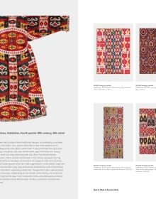 Book cover of Global Ikat, with patterned ikat textiles. Published by Hali Publications.