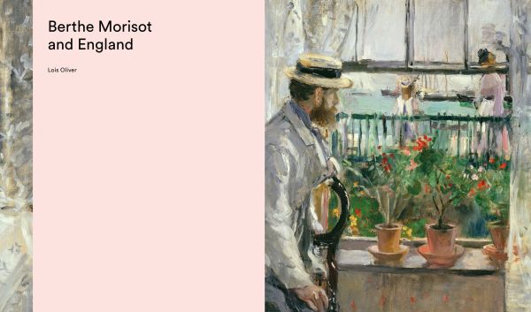 Book cover of Berthe Morisot, Shaping Impressionism, featuring an oil painting titled 'Young girl in a ball gown'. Published by Dulwich Picture Gallery.