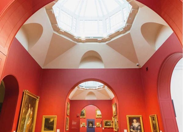 Painting detail of Poussin's