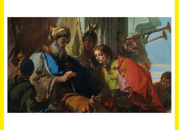 Painting detail of Poussin's