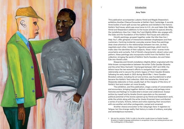 Book cover of Lubaina Himid and Magda Stawarska: Another Chance Encounter; featuring a lemon and lime. Published by Kettle's Yard, University of Cambridge.