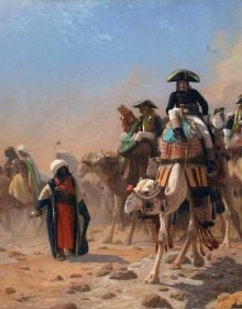 Painting “The Philosopher” by Ludwig Deutsch (1905), on cover of 'Masterpieces of Orientalist Art, The Shafik Gabr Collection', by ACC Art Books.