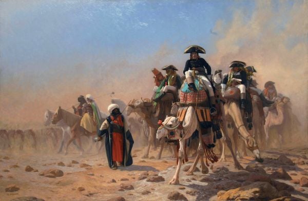 Painting “The Philosopher” by Ludwig Deutsch (1905), on cover of 'Masterpieces of Orientalist Art, The Shafik Gabr Collection', by ACC Art Books.