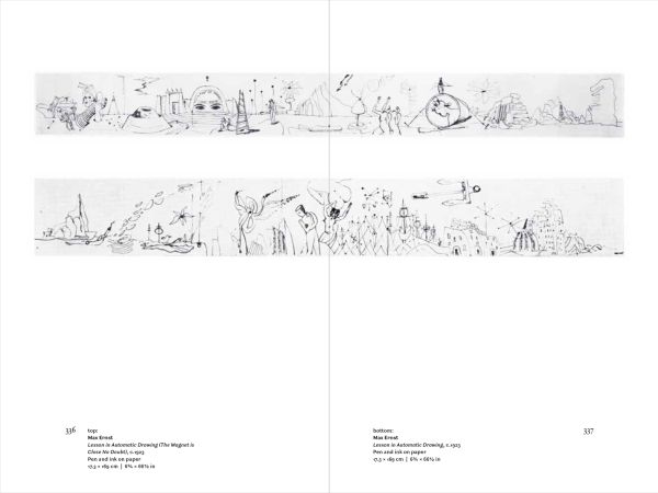 Label for the Belle Haleine, by Marcel Duchamp using Man Ray's photograph, 'Dawn Ades, Writings on Art and Anti-Art', in black, and red font on white edges.