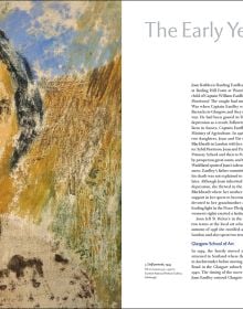 Book cover of Joan Eardley, featuring her landscape painting titled Summer Fields. Published by National Galleries of Scotland.