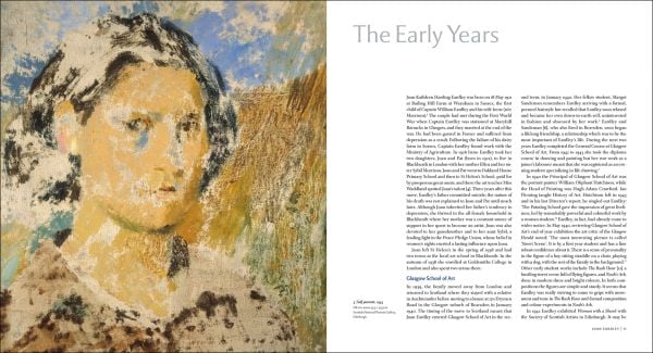 Book cover of Joan Eardley, featuring her landscape painting titled Summer Fields. Published by National Galleries of Scotland.