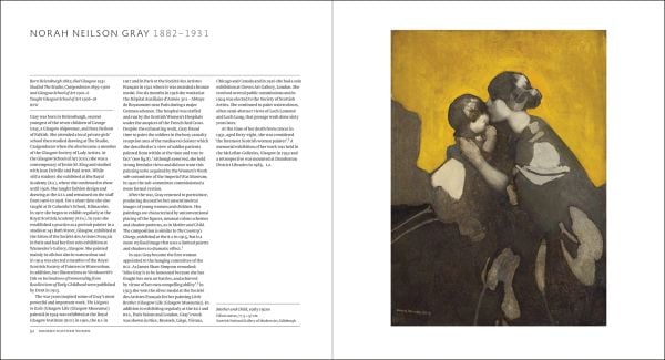 Book cover of Modern Scottish Women: Painters and Sculptures 1885-1965, featuring a painting titled Anne Finlay (1920), by Dorothy Johnstone. Published by National Galleries of Scotland.