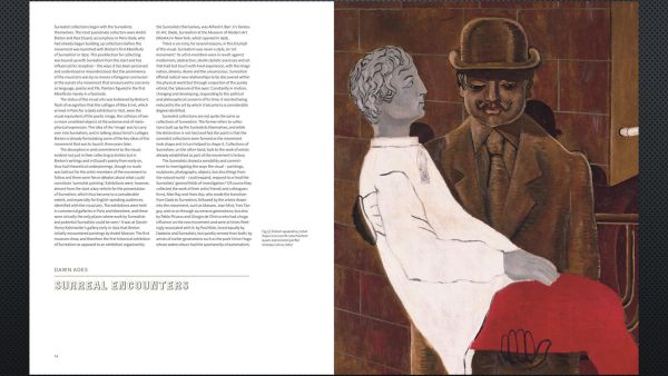 Book cover of Surreal Encounters: Collecting the Marvellous, with a painting titled Not to Be Reproduced (La reproduction interdite). Published by National Galleries of Scotland.