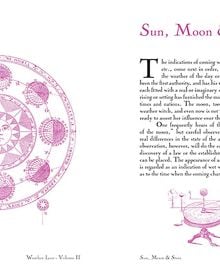 Book cover of Richard Inwards Weather Lore Volume II: A Collection of Proverbs, Sayings and Rules Concerning the Weather – Sun, Moon and Stars & The Elements: Sky, Air, Sound, Heat. Published by Papadakis.