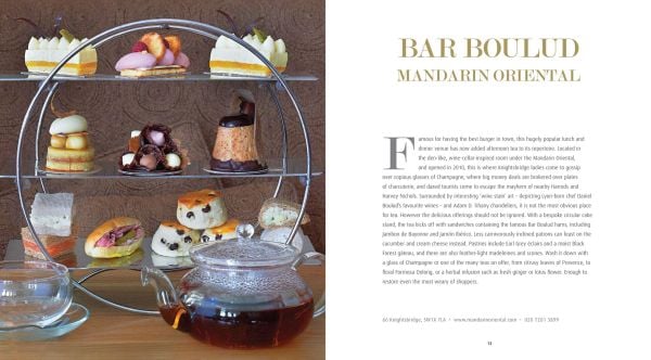 Book cover of Jean Cazals' TeaTime: A Taste of London's Best Afternoon Teas, with a tea cake dusted with icing sugar, and white teapot behind. Published by Papadakis.