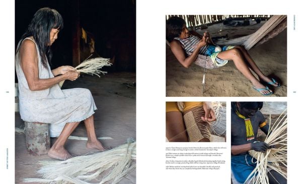 Book cover of Sue and Patrick Cunningham's Spirit of the Amazon: The Indigenous Tribes of the Xingu, featuring the eye of a tribesman with black tribal marks below. Published by Papadakis.