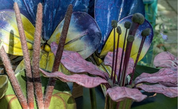 Elephant Bird Egg from extinct Aepyornithidae, 'Object Lessons, George Loudon', in white font to centre, by Ridinghouse.