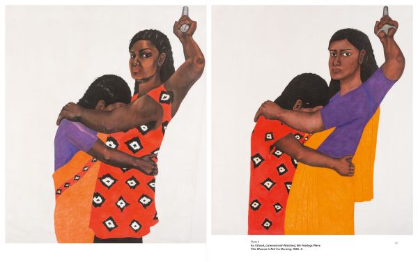 Supta Biswas, Lumen, Film Still – Elbow and Mirror, 2021, 'LUMEN, SUTAPA BISWAS', in white font above on navy cover.