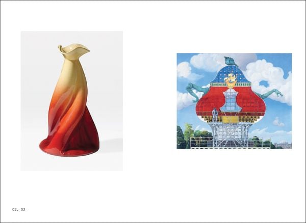 Book cover of Beauty: In Some Recent Art, featuring a pale pink rose. Published by Ridinghouse.