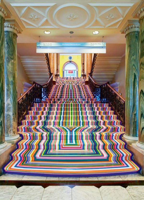 A LITTLE HISTORY OF THE ROYAL ACADEMY, in silver font on bright red cover.