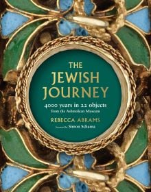 Reverse of ornate Baroque Style Green and Brass Trinket Dish, on cover of 'The Jewish Journey, 4000 Years in 22 Objects from the Ashmolean Museum', by Ashmolean Museum.