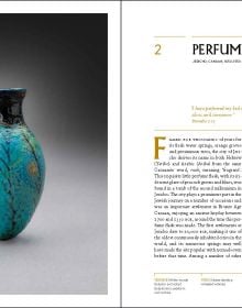 Reverse of ornate Baroque Style Green and Brass Trinket Dish, on cover of 'The Jewish Journey, 4000 Years in 22 Objects from the Ashmolean Museum', by Ashmolean Museum.