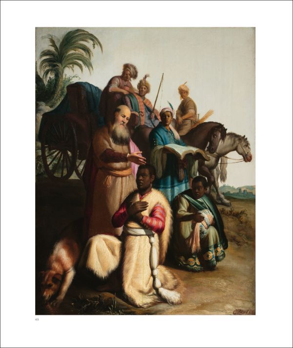 Book cover of Young Rembrandt; with a self-portrait painting. Published by Ashmolean Museum.