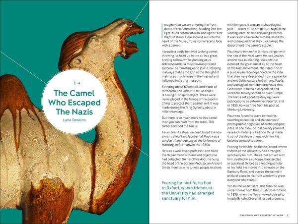 Book cover of Museum Secrets, Hidden Stories from the Ashmolean', with a bronze figure of male, and horse statue. Published by Ashmolean Museum.