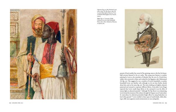 Book cover of Colour Revolution, Victorian Art, Fashion & Design, with a painting titled 'Decadent Young Woman after the Dance' with women in Victorian black dress, laying on green cushions. Published by Ashmolean Museum.