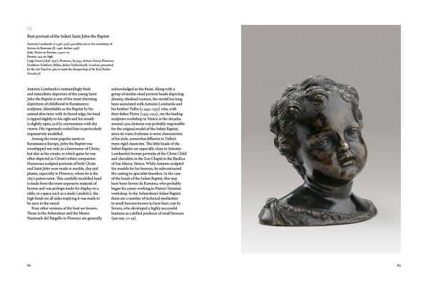 Book cover of The Beauty of Bronze, with a bronze statue of female figure. Published by Ashmolean Museum.