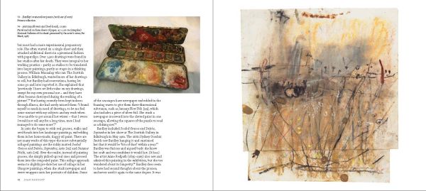 Book cover of Joan Eardley: A Sense of Place, featuring a painting of a hedgerow with grasses and flowers. Published by National Galleries of Scotland.