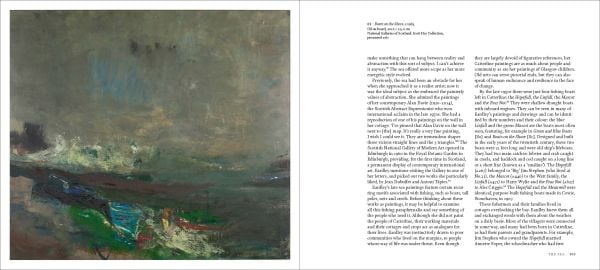 Book cover of Joan Eardley: A Sense of Place, featuring a painting of a hedgerow with grasses and flowers. Published by National Galleries of Scotland.