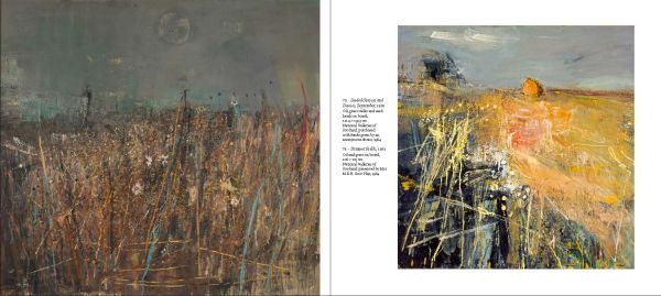 Book cover of Joan Eardley: A Sense of Place, featuring a painting of a hedgerow with grasses and flowers. Published by National Galleries of Scotland.