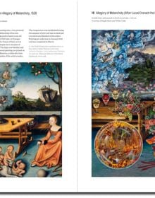 Book cover of Raqib Shaw: Reinventing the Old Masters, featuring a painting titled 'Self Portrait as The Opium Smoker (A Midsummer Night’s Dream)'. Published by National Galleries of Scotland.