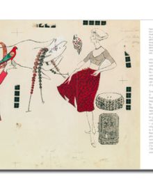 Grey sketch of Andy Warhol, on white cover, I WANT TO BE A MACHINE in white embossed font on grey lines