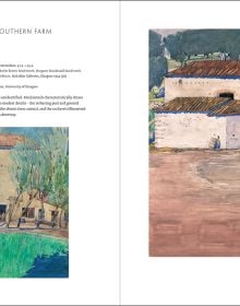 Book cover of Charles Rennie Mackintosh in France; featuring a painting of a bay with boats. Published by National Galleries of Scotland.