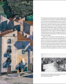 Book cover of Charles Rennie Mackintosh in France; featuring a painting of a bay with boats. Published by National Galleries of Scotland.