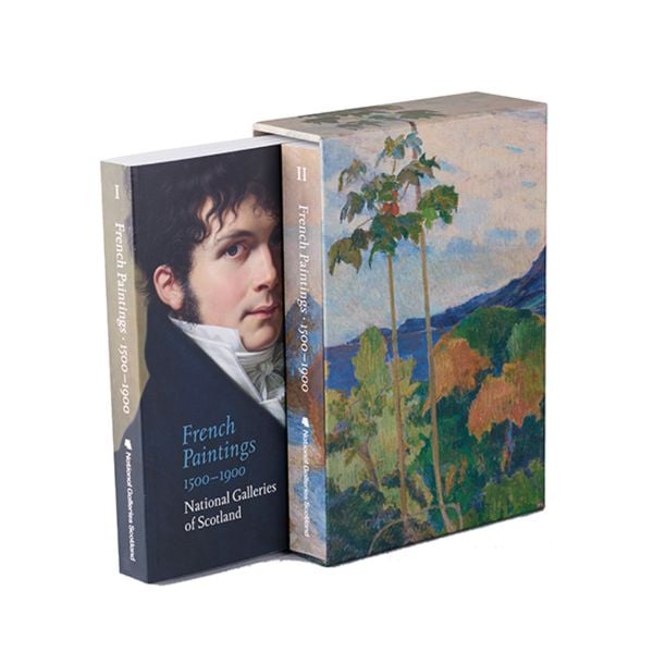 Book cover of French Paintings 1500–1900, with a painting titles 'Portrait of a Man' by François-Xavier Fabre. Published by National Galleries of Scotland.