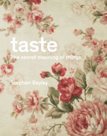 Pink floral fabric on cover of 'Taste, The Secret Meaning of Things', by Circa Press.