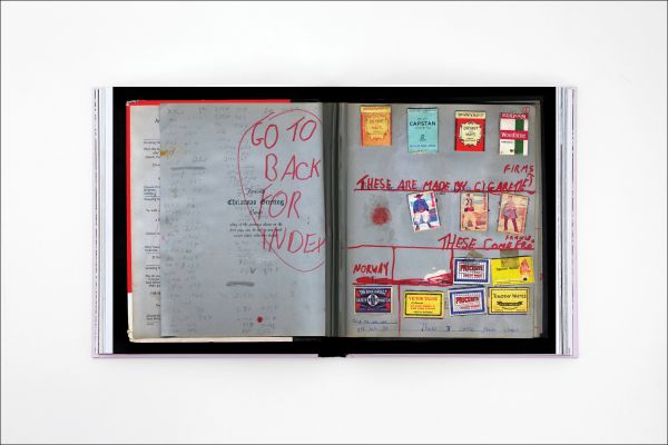 Book cover of Andy Altmann's typo*: A Scrapbook of Typographic Obsession, with letter stencils covered in colourful spray paint. Published by Circa Press.