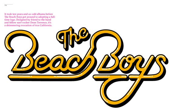 Book cover of Logo Rhythm: Band Logos that Rocked the World, with layers of band logos. Published by Circa Press.