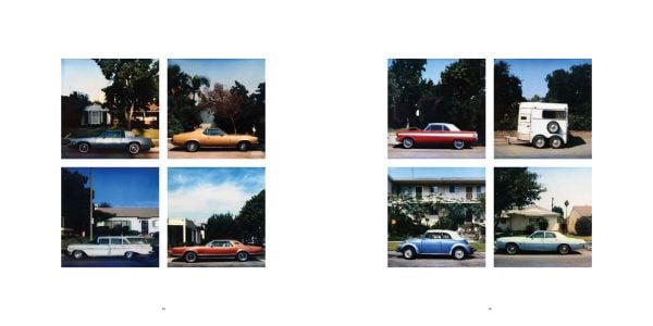 Book cover of Road Work; featuring four polaroid snaps of American juggernauts. Published by Circa Press.