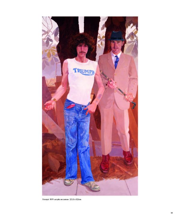 Black thick lined illustration of 3D block, to centre of white cover, Humphrey Ocean in black font above by Royal Academy of Arts.